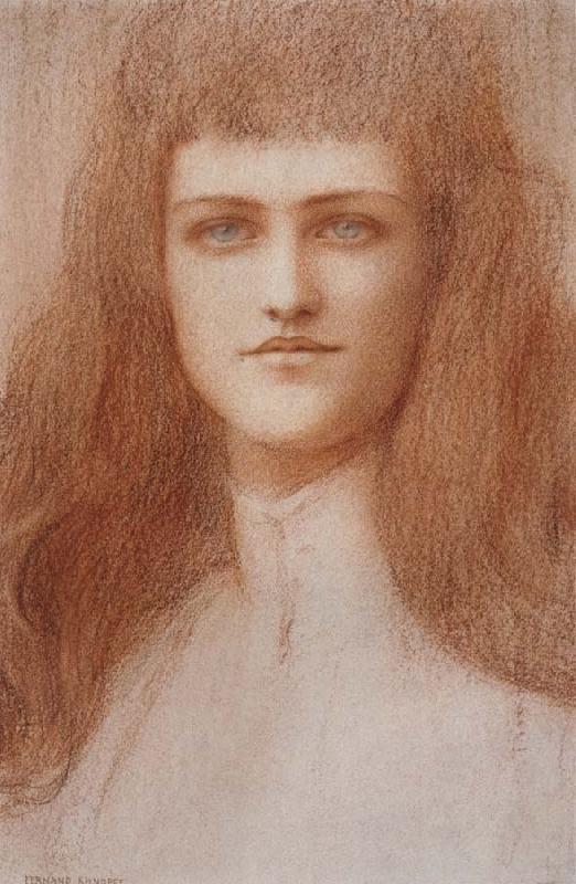 Head of a Young Englishwoman, Fernand Khnopff